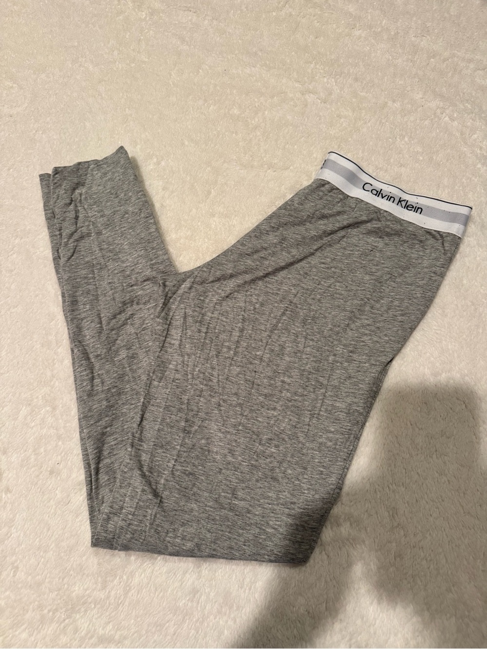 Calvin Klein Gray Leggings Bottoms